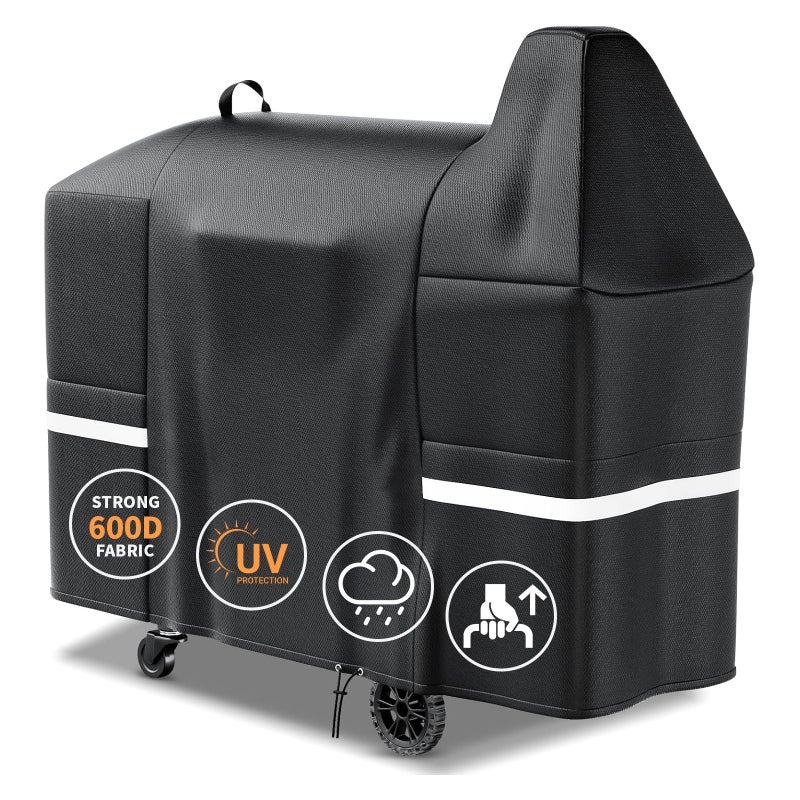 Grisun Grill Cover for Pit Boss Austin XL, Rancher XL, 1000/1100/1150 Series - 1000C, 1000D3, 1000SC, 1000SC2, 1000SQ,1000T4, 1100 Pro, 1150 Pro, 600D Anti-Fade Waterproof Pellet Grill Cover - Image 1